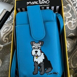 Stylish Dog Illustration Phone Case - Gray and Black